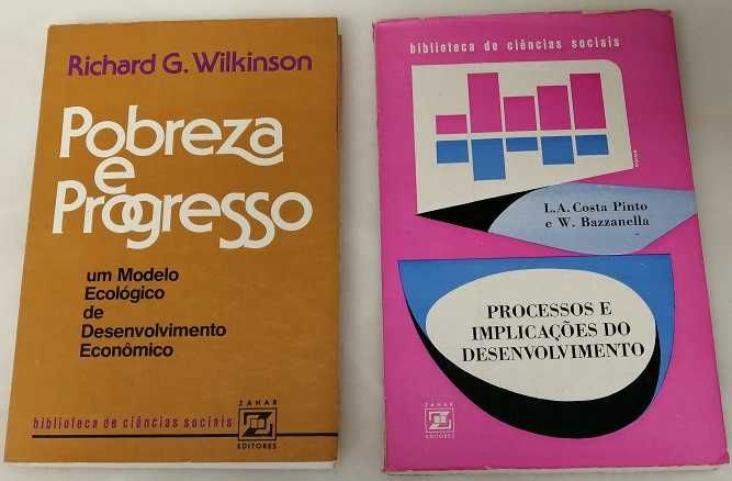 9 livros diversos cujo tema envolve Economia, Indústria entre outros