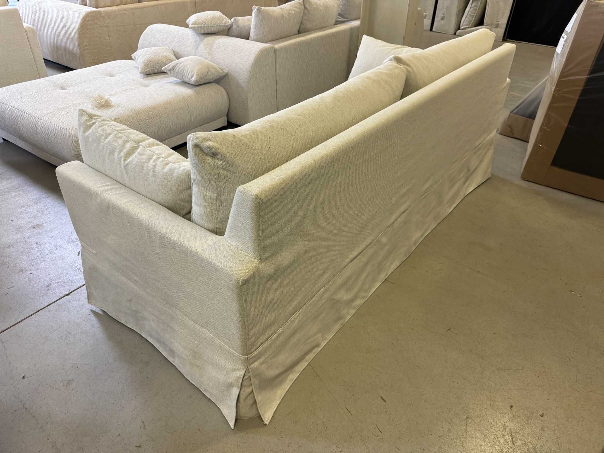Sofa Paphos, plecionka beż, zdejmowany pokrowiec, DARMOWA DOSTAWA!