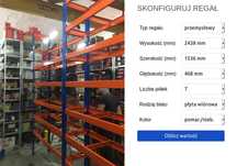 Ekstremalnie mocne metalowe regały magazynowe udźwig 680KG/P. ZOBACZ