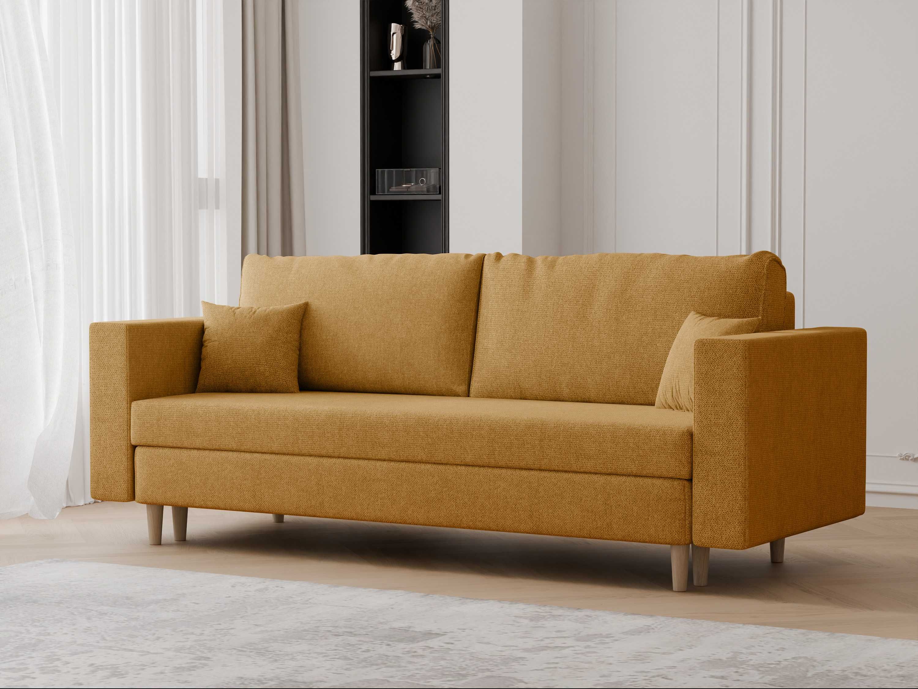 Sofa Rozkładana/ Sofa z Funkcja Spania/ Sofa z Pojemnikiem Na Pościel