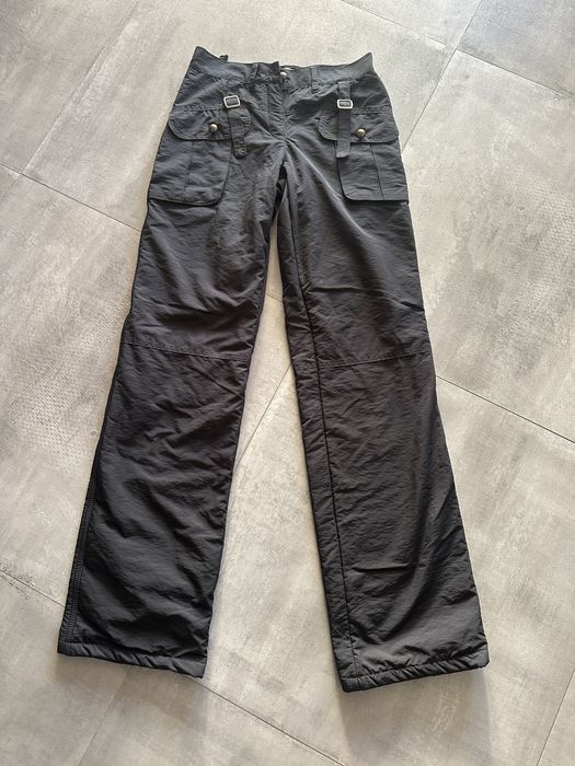 Spodnie zimowe narciarskie czarne XS/S +czapka i komin