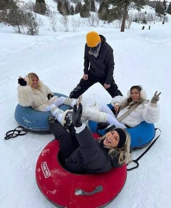 Міцний тюбинг тюбінг плюшка таблетка надувний зимовий санки ватрушка