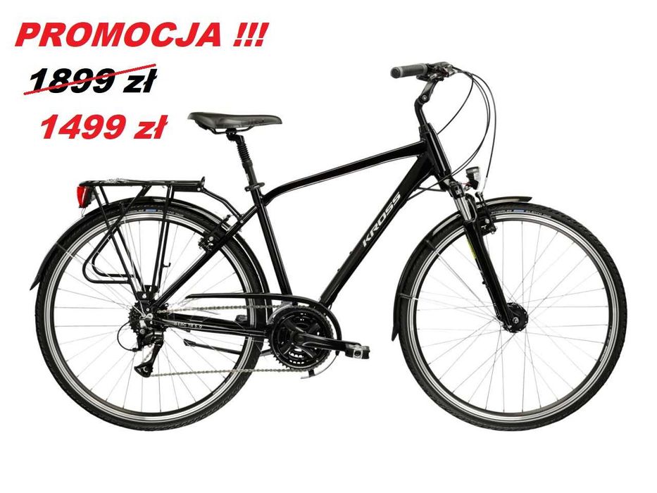 PROMOCJA !!! Rower Kross BERG 5.0 28" Rama 19"/21" Czarny