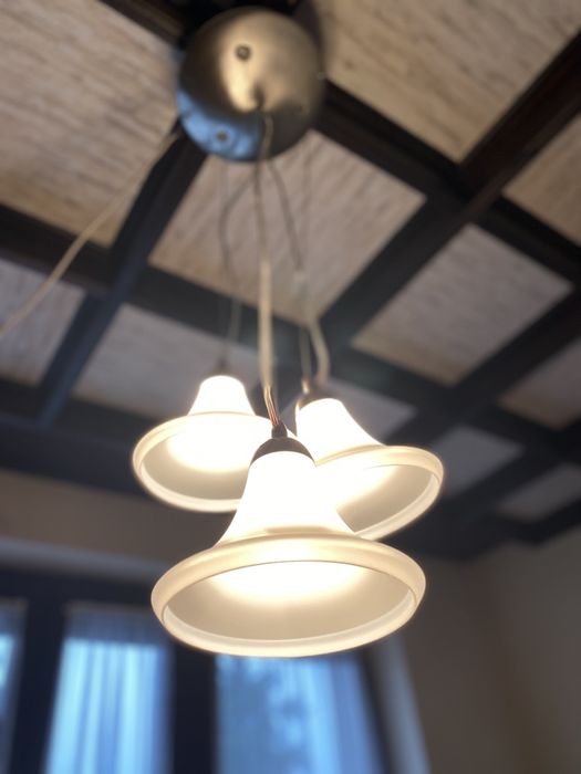 Lampa zwis z 3 kloszami