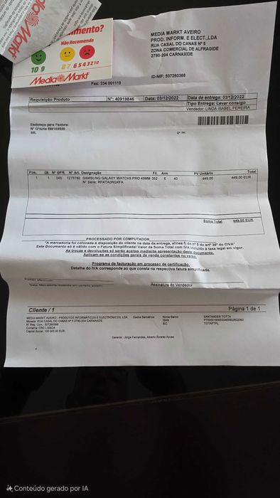 Samsung Galaxy Watch 5 Pro original.