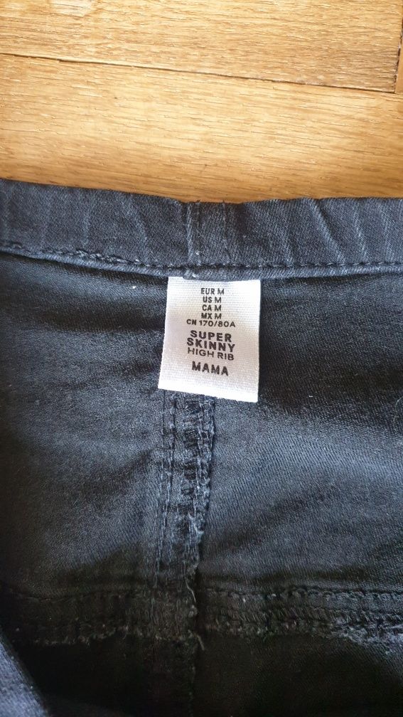[Roz.M] spodnie ciążowe, jeansowe, H&M mama