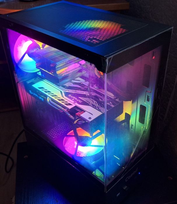 PC i7 8r/16x 5.0GHz/RX 8GB Nitro/24GB/1TB SSD W11+akces gaming/OKAZJA