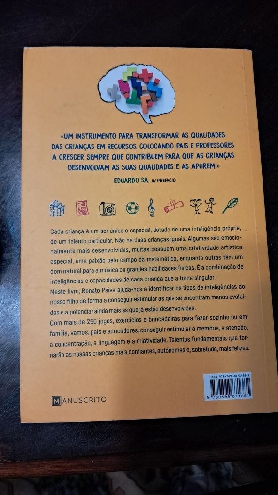Livro Desenvolva as inteligências do seu filho
