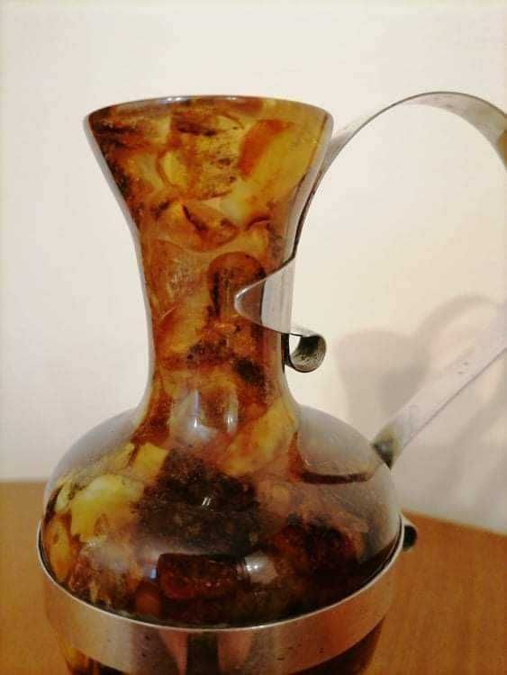 Kolekcjonerski wazon bursztynowy