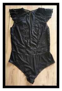 Koronkowe body H&M (M/38) #czarne #transparentne #sensualne