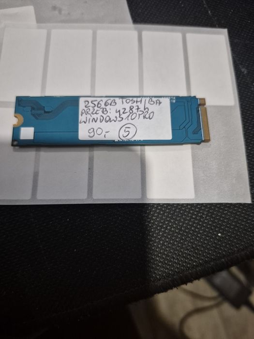 Dysk SSD M2 Nvme 256GB Toshiba win 10Pro (5)