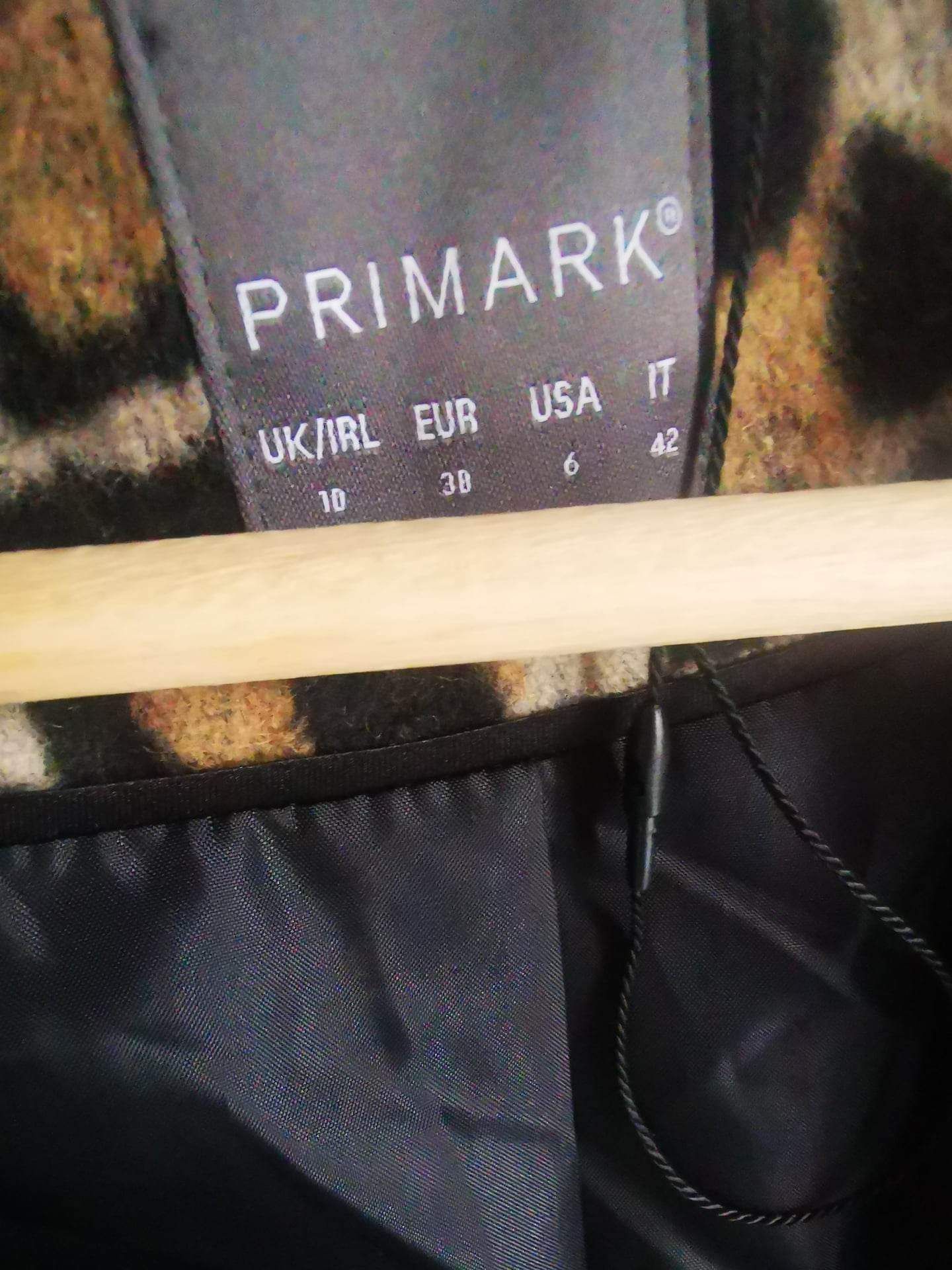 Płaszcz panterka Primark