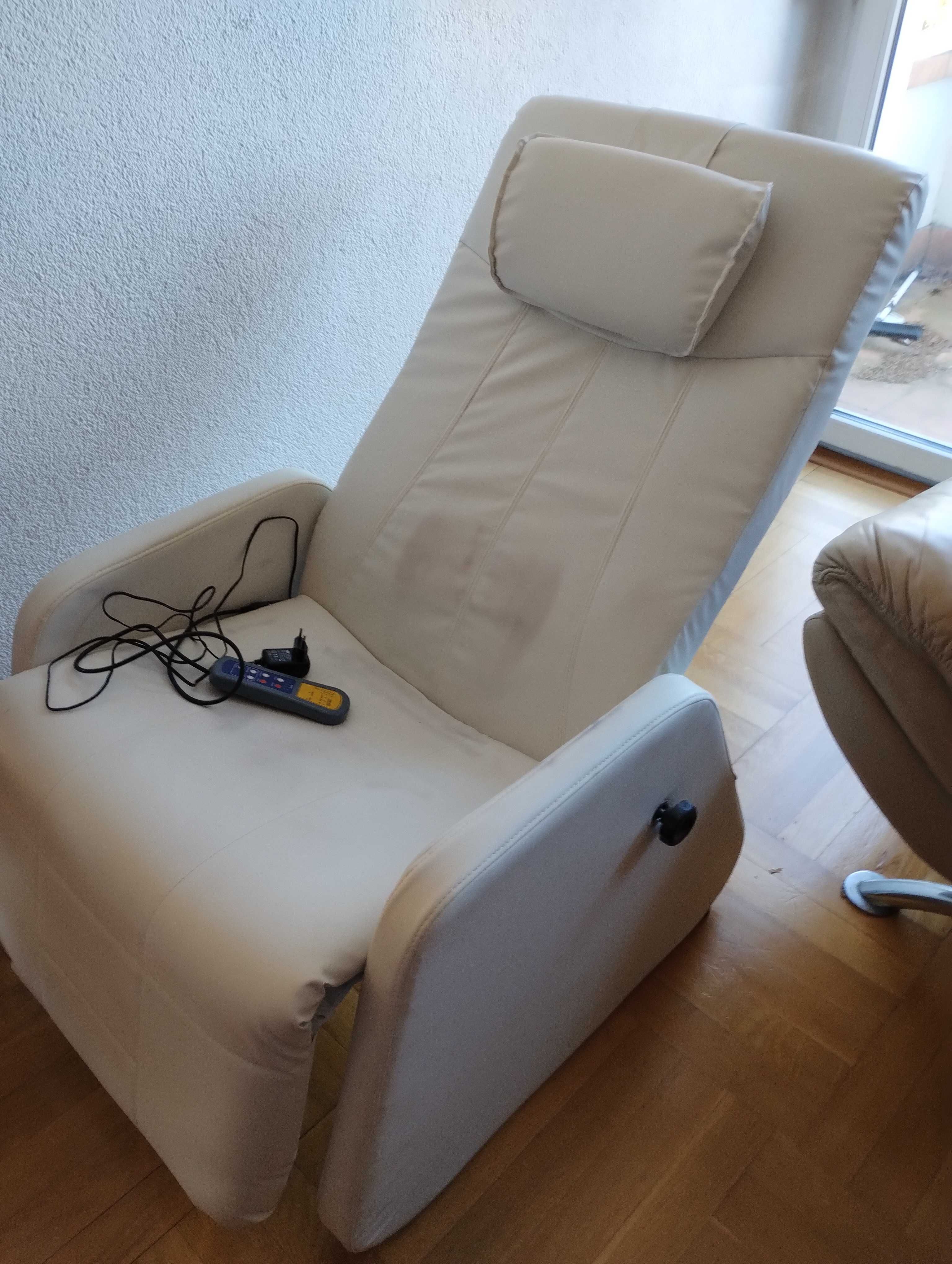 Fotel do masażu biały