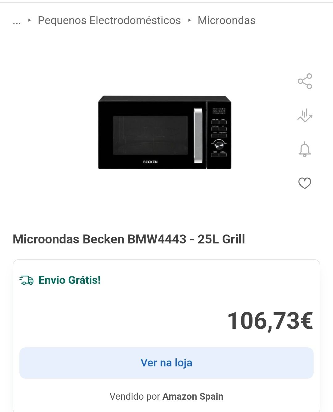 Microondas Becken