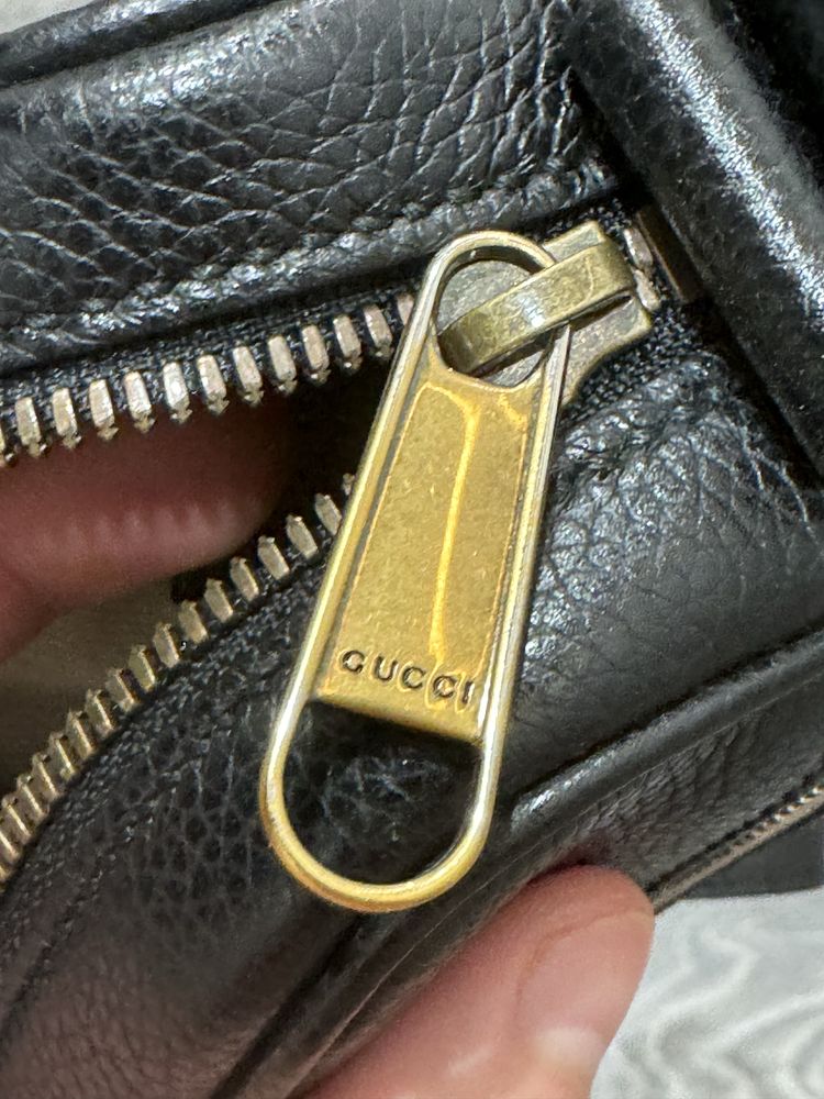 Сумка Gucci шкіряна не канва
