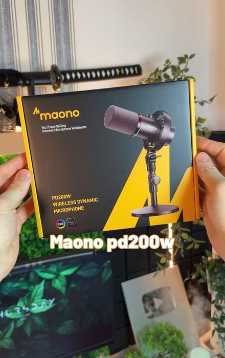 Maono pd200w бездротовий мікрофон