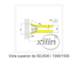 Stacker/Monta Cargas/Empilhador Manual 1000Kg 1600mm