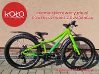 Rower dziecięcy MTB SCOTT koła 24 SHIMANO okazja aluminium rabat