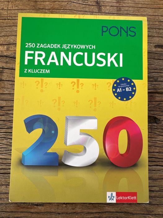 Pons - 250 zagadek językowych FRANCUSKI z kluczem