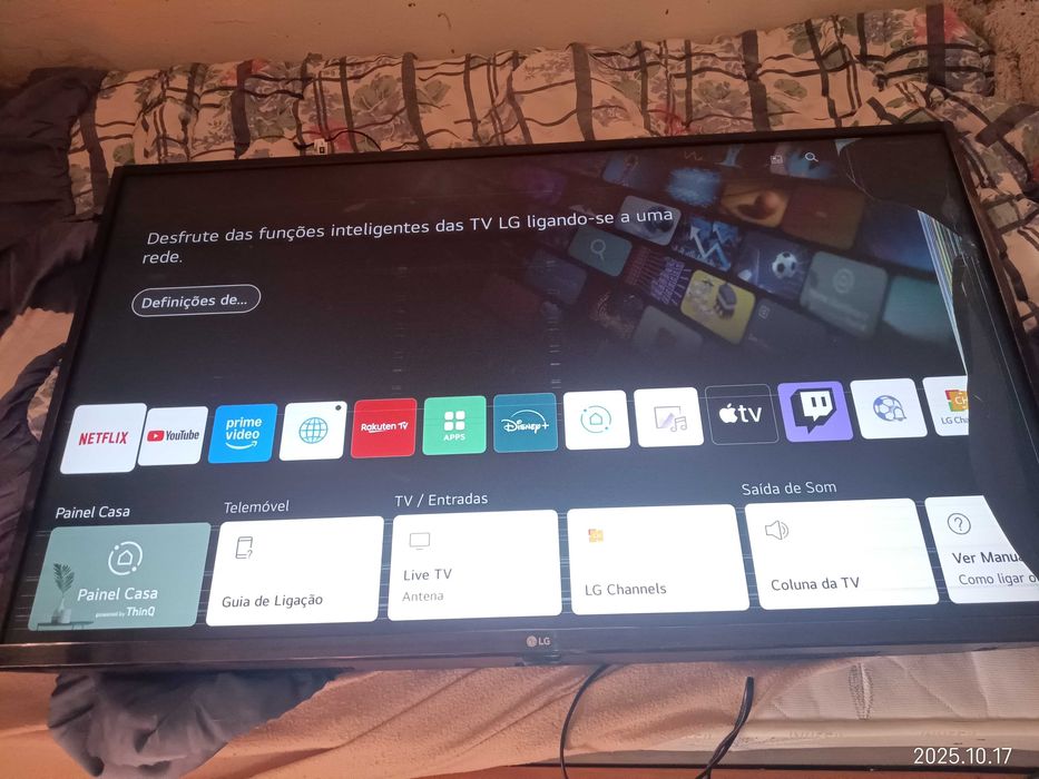 Smart TV LG 43" (Para peças)