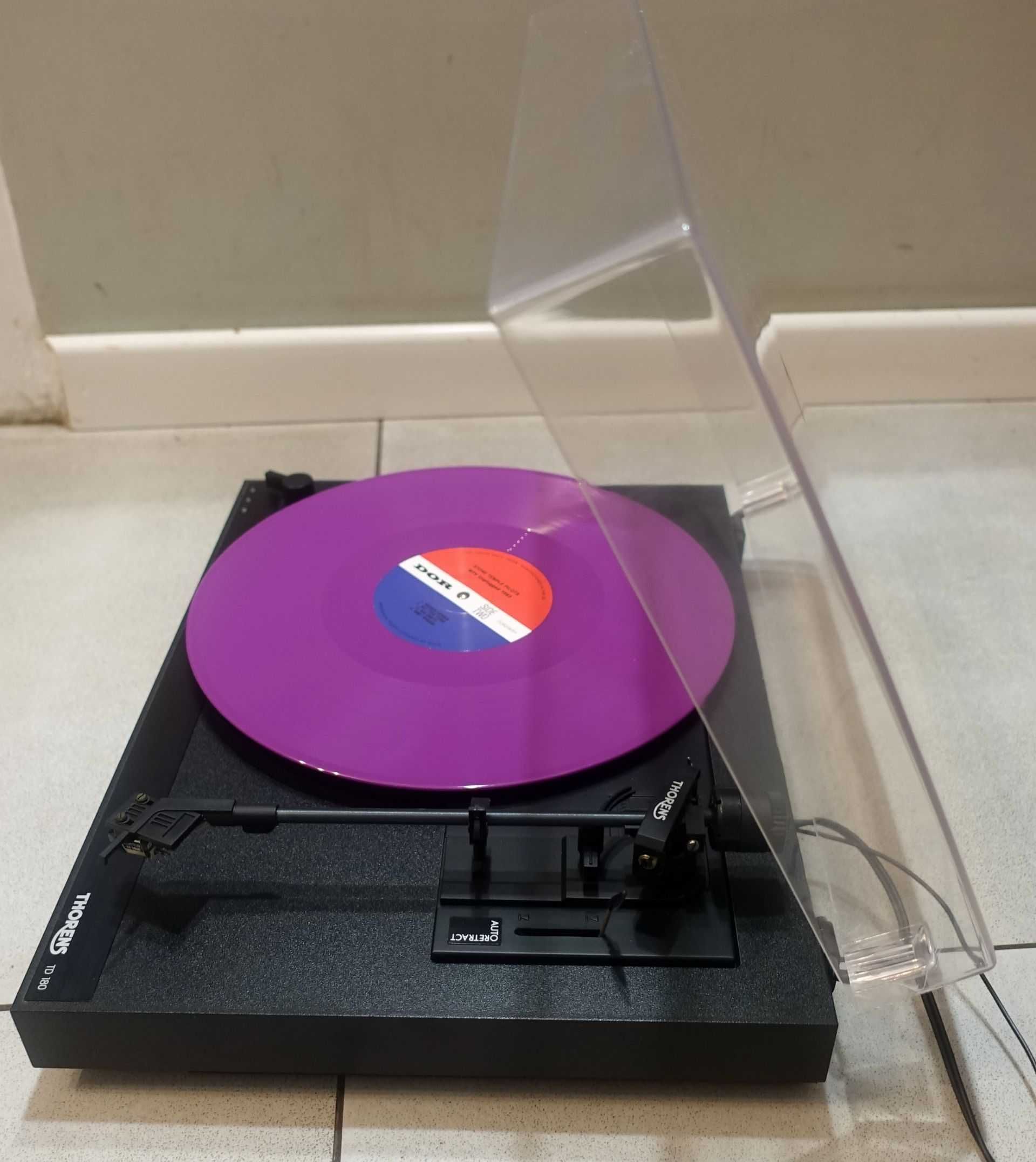 Gramofon Thorens TD 180 igła i wkładka  Stanton gratis płyta
