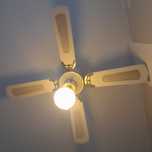 Lampa sufitowa z wentylatorem