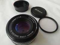 Objetiva Nikon Lens Séries E de 50 mm 1 : 1.8