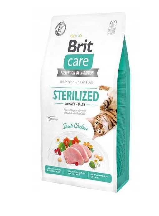 2x 7 kg BRIT Care Cat Grain-Free Sterilized Urinary