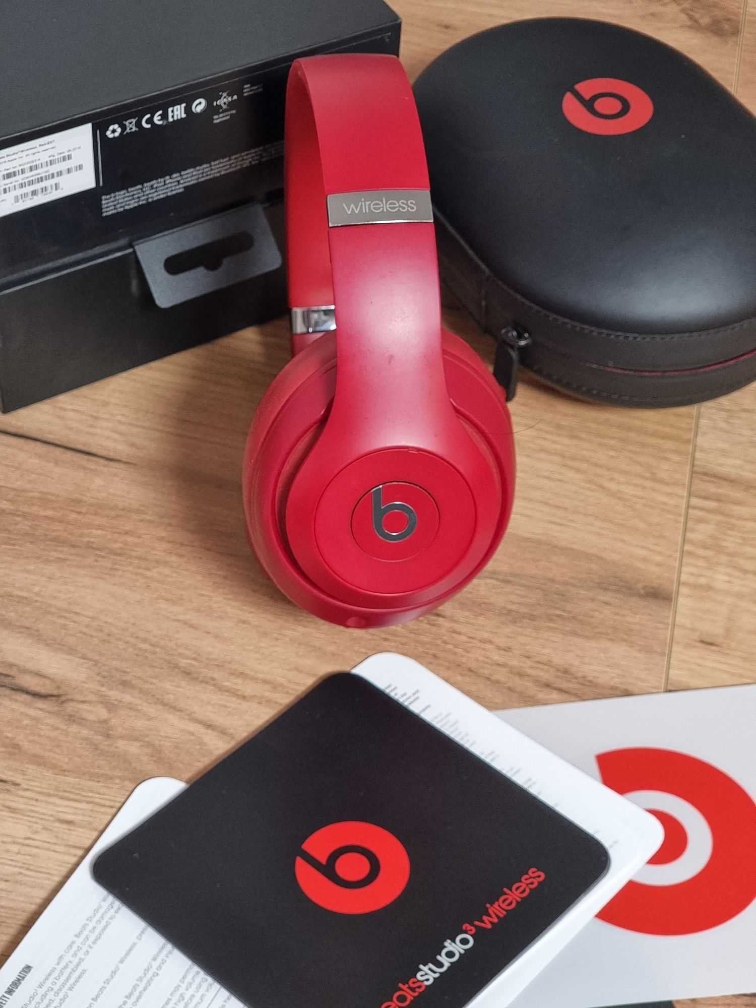Beats Studio 3.0 Red słuchawki bezprzewodowe wireless by Dre