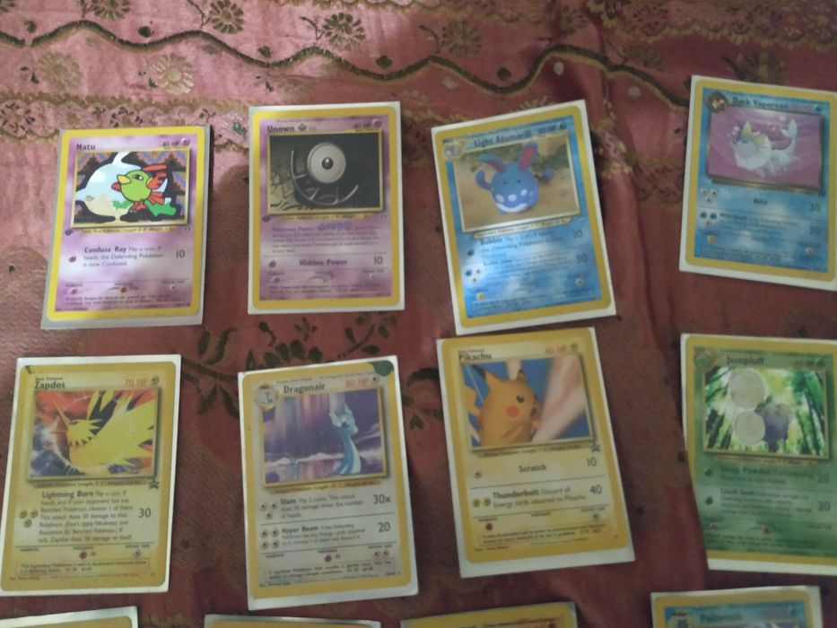 Pokémon TCG Base edition de 1995 (Blastoise PT e algumas mais PT/EN)