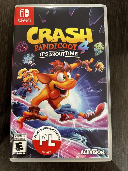 Crash Bandicoot 4 It's About Time na Nintendo Switch