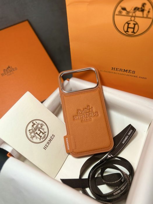 Чохол чехол Hermes Iphone case 17 pro max преміум якість пакування для