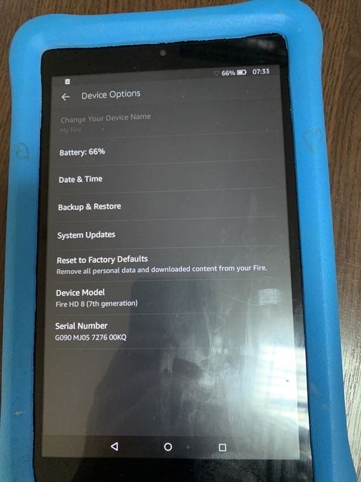 Планшет amazon fire HD 8 7th generation