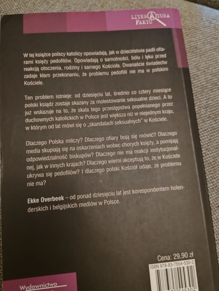 Lękajcie się ofiary pedofilii w polskim kościele Ekke Overbeek