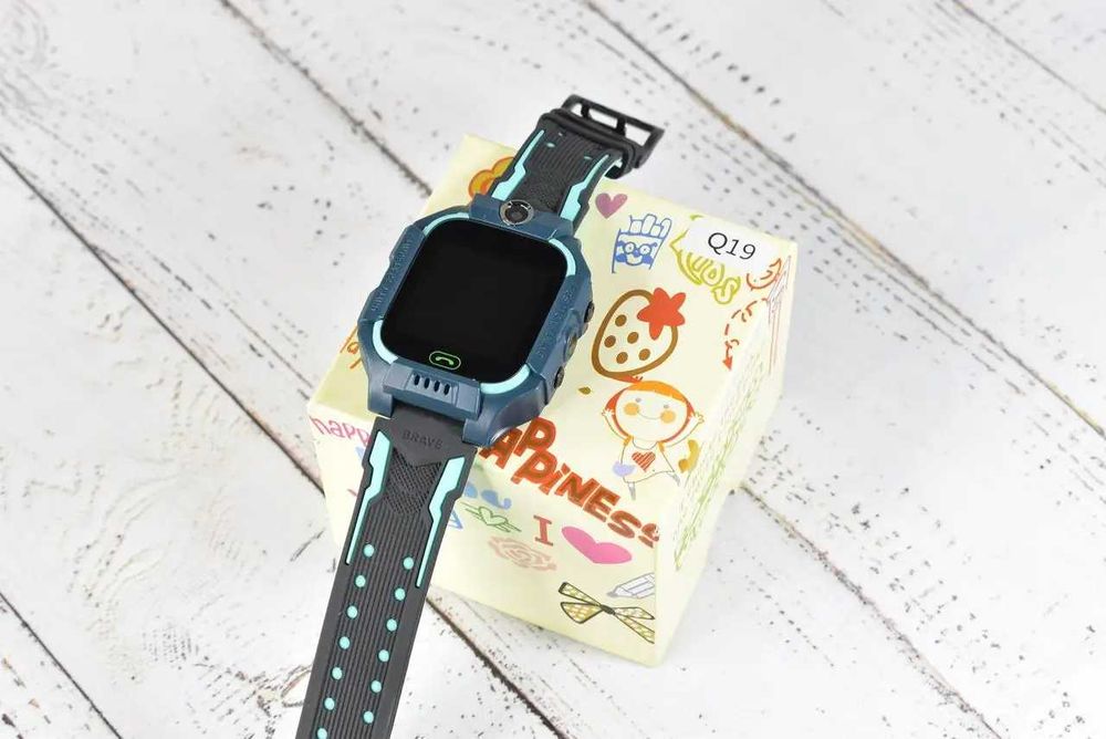 Дитячий Смарт Годинник Baby watch q19 gps трекер Зелений