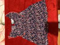 Blusa florida,6-7anos