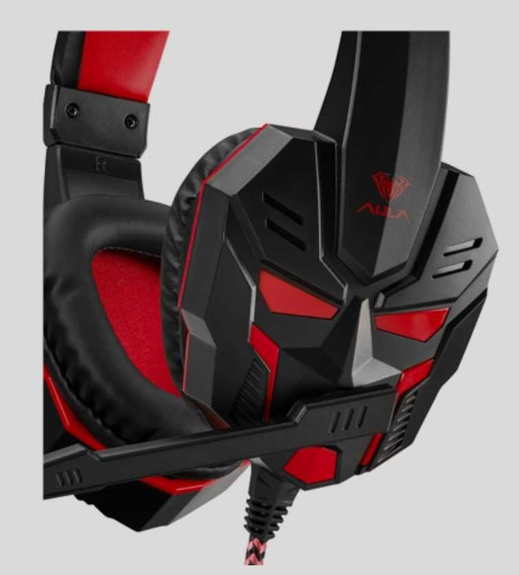 Навушники Aula Prime Basic Gaming Headset Black-Red