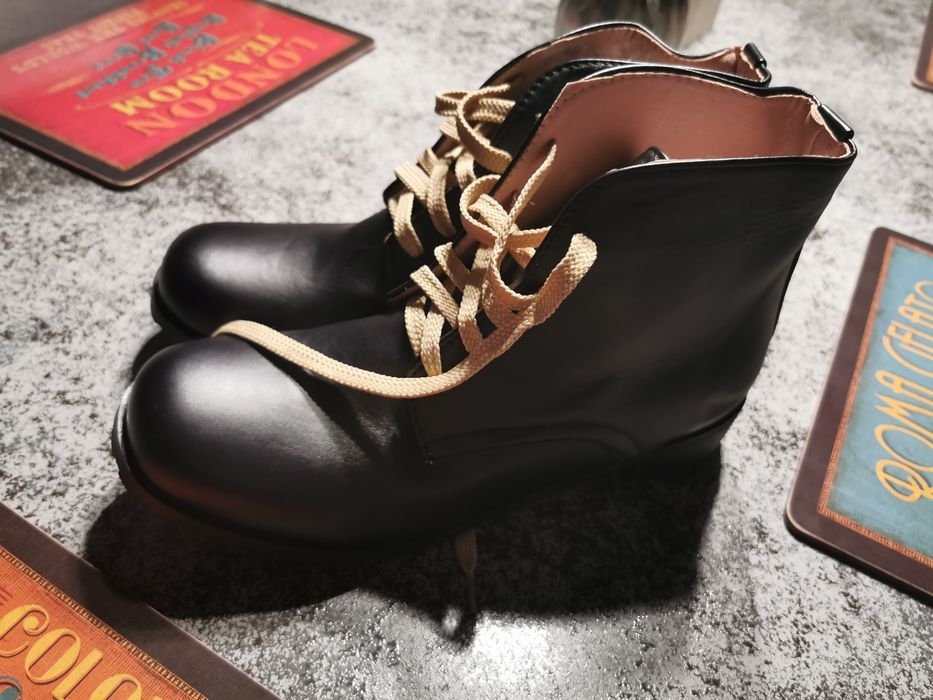 Buty botki za kostkę męskie 43 dl wkładki 27 nowe