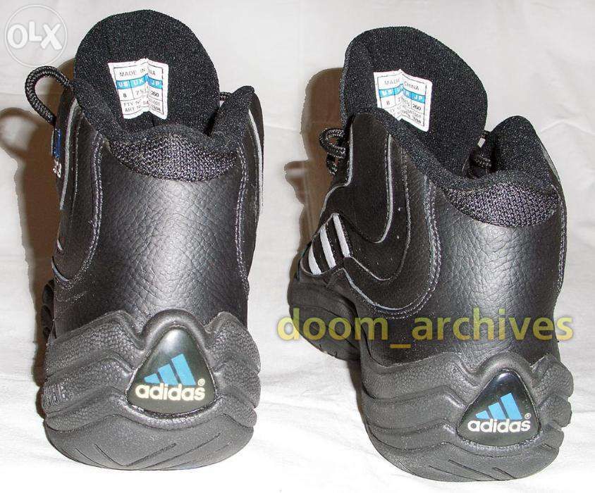 Кроссовки Adidas Torsion (оригинал) 41 черные высокие баскетбол