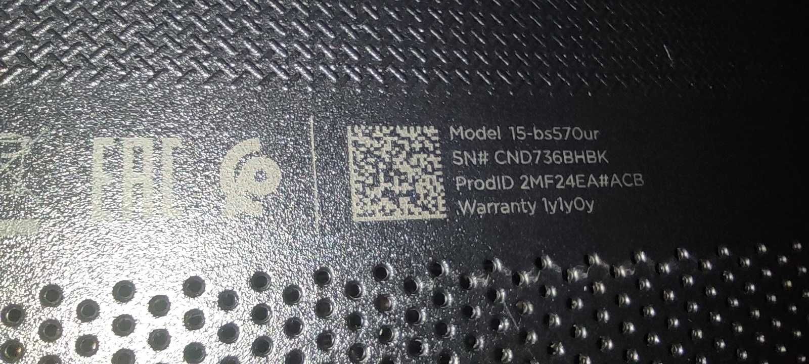Ноутбук HP 15-bs | 15.6” | Pentium N3710 | AMD R5 M330