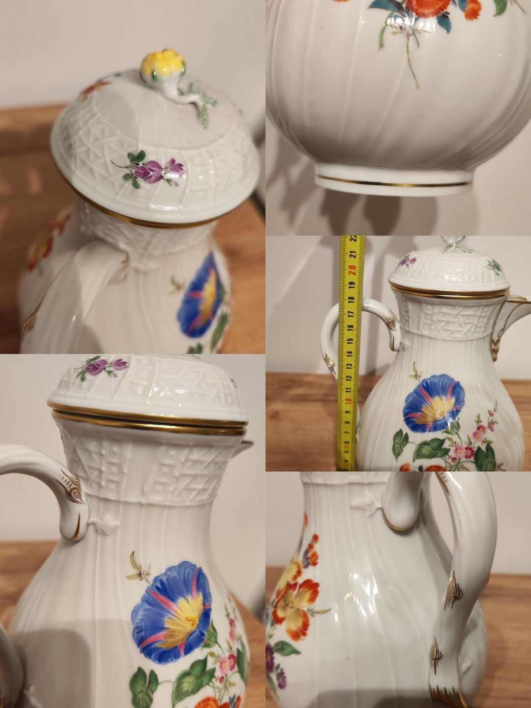 Miśnia Meissen dzbanek kolekcjonerski porcelana