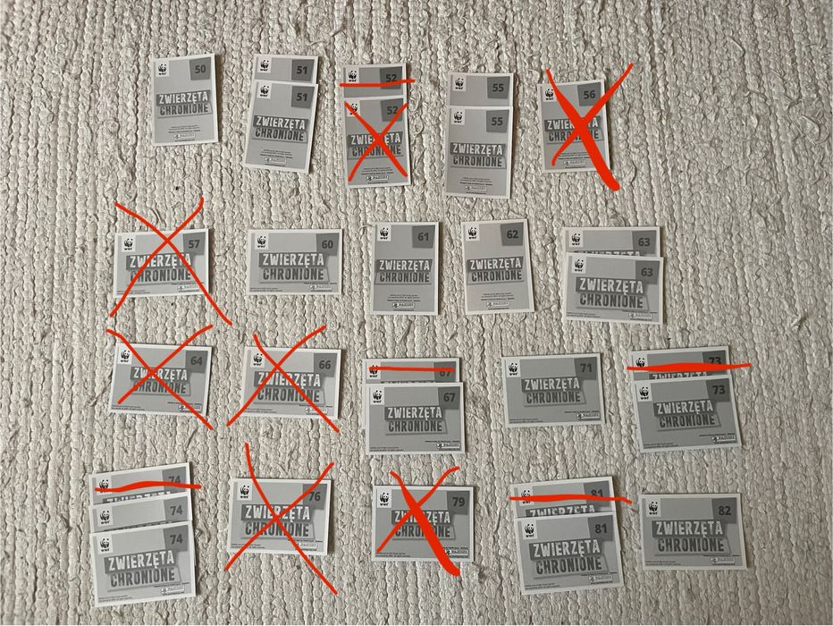 Naklejki WWF lidl - zwierzęta