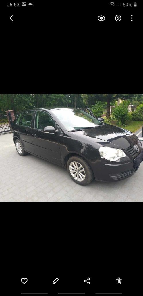 Volkswagen Polo n9 2009 rok, 1.4 MPI, 80 KM