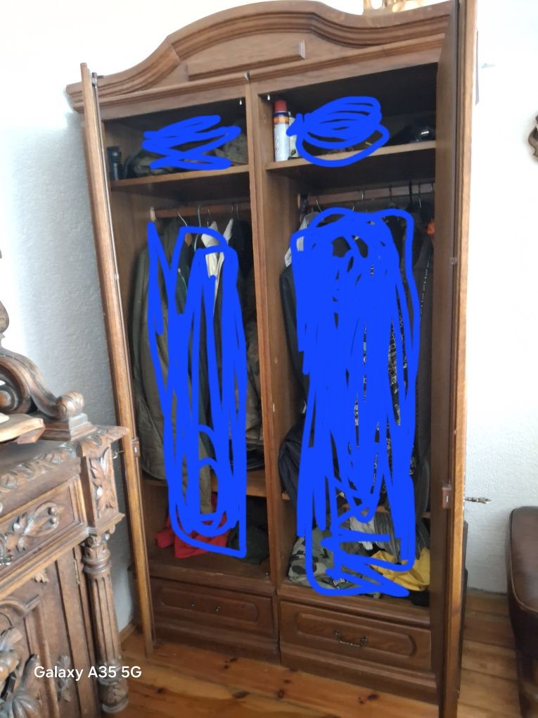 Szafa  w stylu rustykalnym