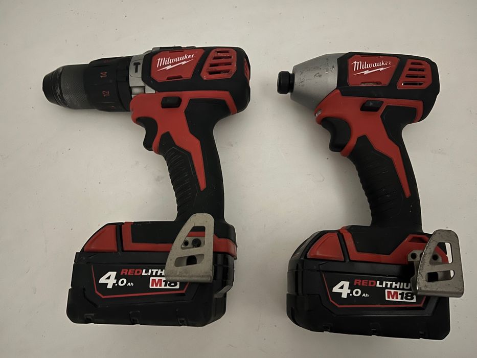 Zestaw Milwaukee wkrętarka zakrętarka 2 x 4ah BPDN BID