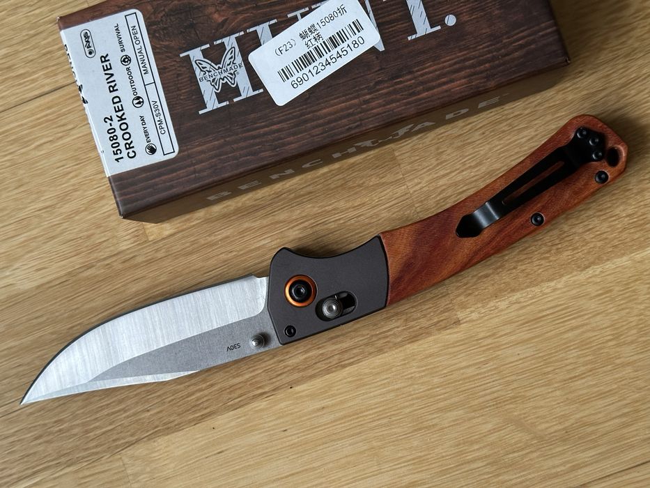 Складной нож Benchmade Crooked River 15080-2 Dymondwood, карманный нож