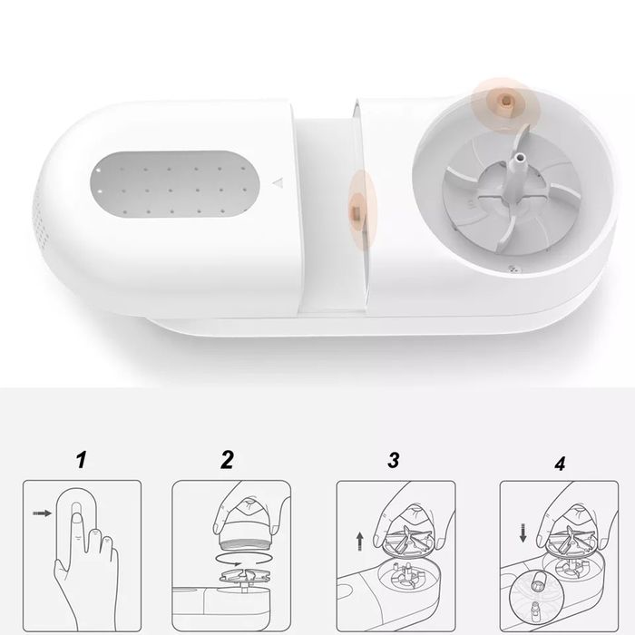Тример для одягу Xiaomi Li-ion, Type-C  + 2 леза