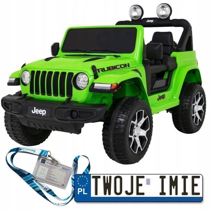 JEEP WRANGLER RUBICON 4X4 auto na akumulator dzieci - EKSTRAZABAWKI.PL