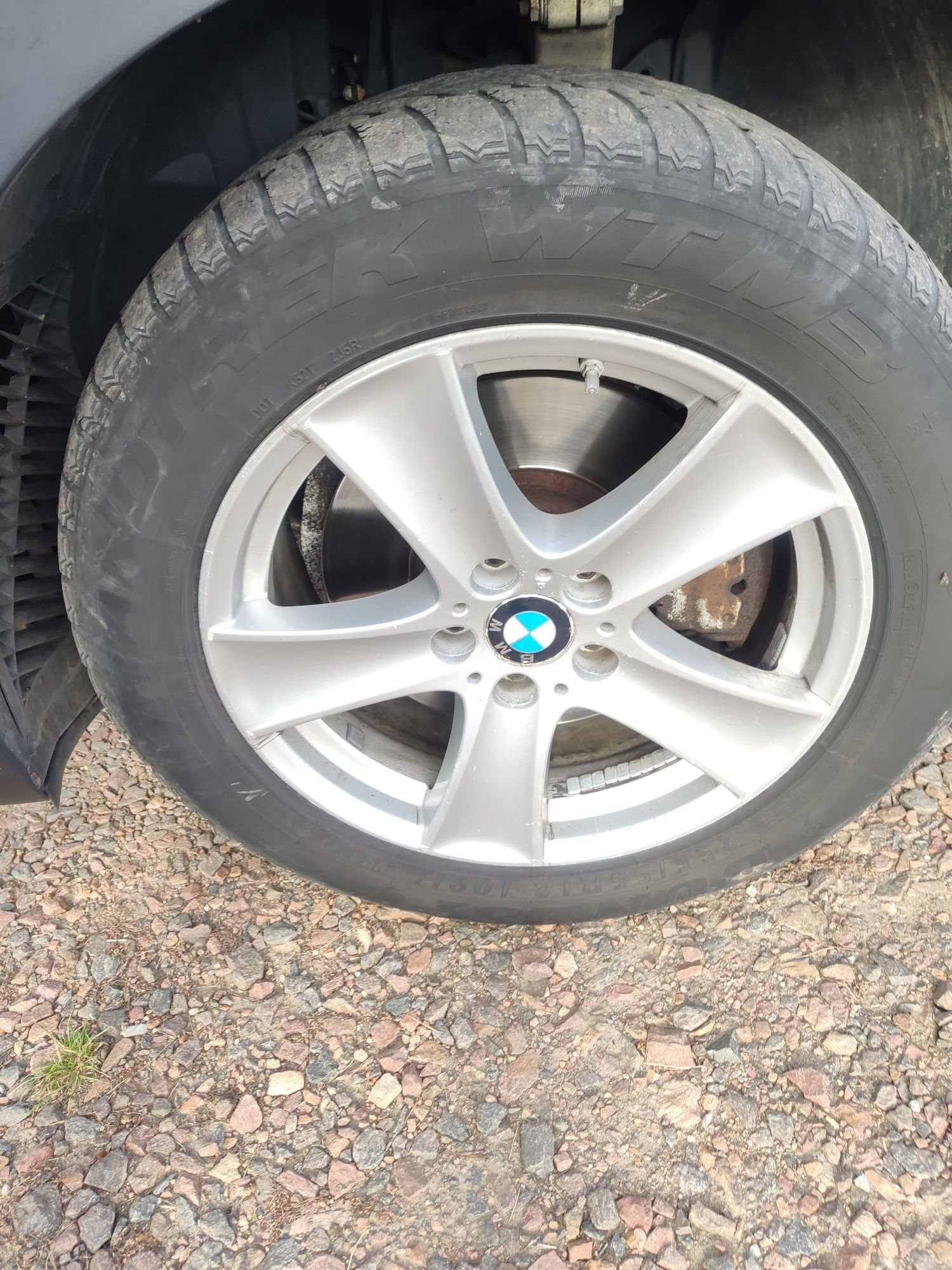 Комплект диски 5*120 r18 та шини dunlop runflat 255 55 18 bmw e70 71