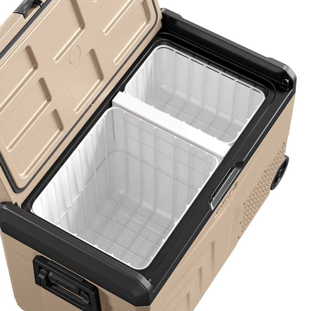 Lodówka kompresorowa turystyczna Yolco TCX 50 Sand DualZone 12/24/230V